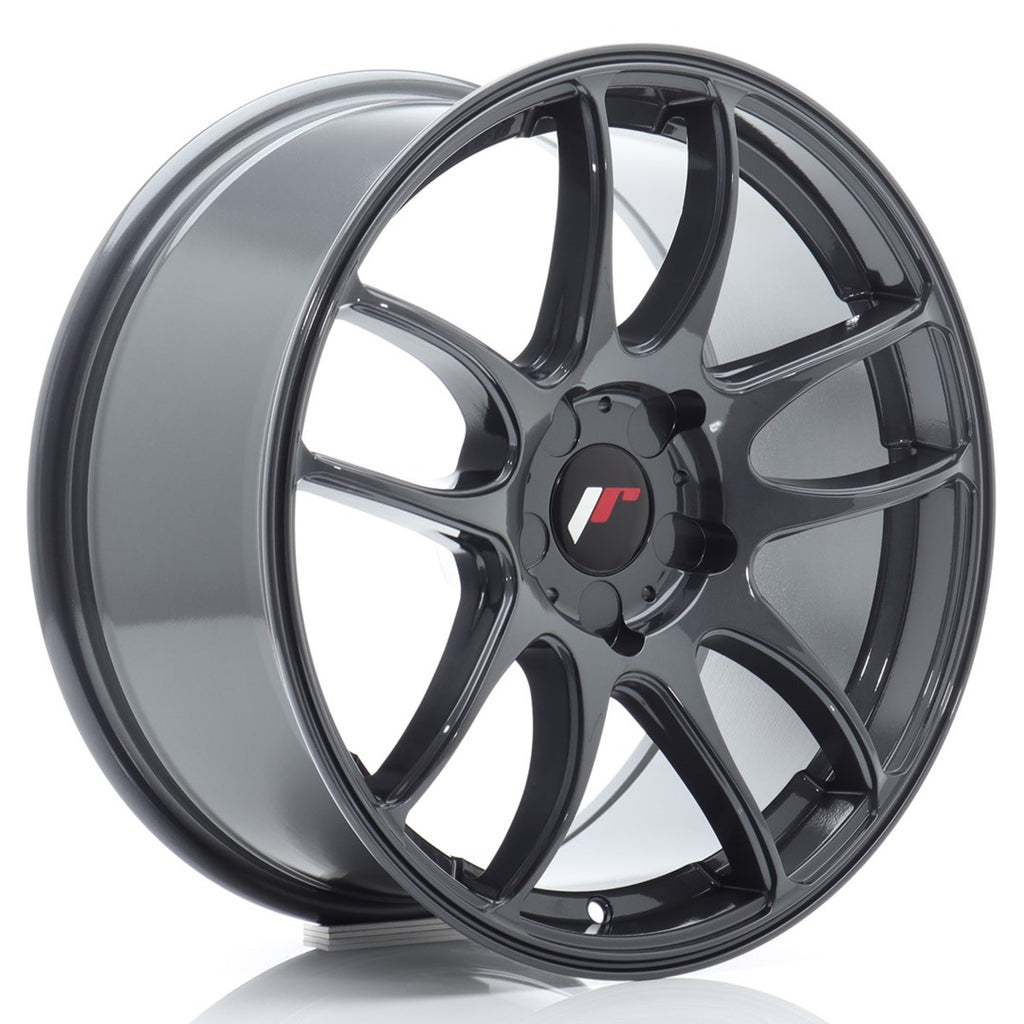 Cerchio in Lega JAPAN RACING JR29 17x8 ET20-38 5H con foratura su misura Hyper Gray