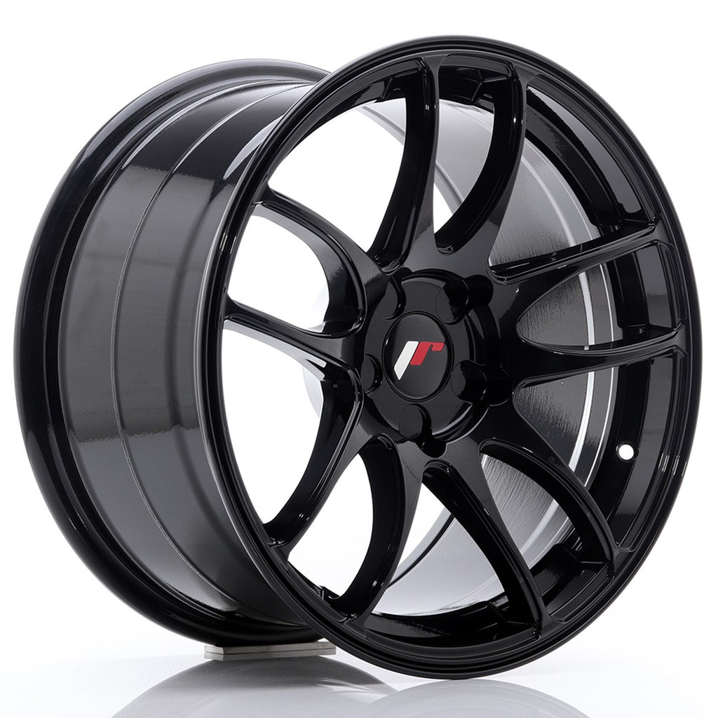 Cerchio in Lega JAPAN RACING JR29 17x9 ET20-38 5H con foratura su misura Gloss Black