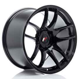 Cerchio in Lega JAPAN RACING JR29 18x10.5 ET15-28 5H con foratura su misura Gloss Black