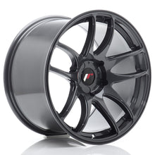 Carica l&#39;immagine nel visualizzatore di Gallery, Cerchio in Lega JAPAN RACING JR29 18x10.5 ET15-28 5H con foratura su misura Hyper Gray