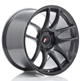 Cerchio in Lega JAPAN RACING JR29 18x10.5 ET15-28 5H con foratura su misura Hyper Gray