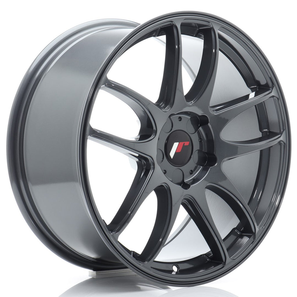 Cerchio in Lega JAPAN RACING JR29 18x8,5 ET20-48 5H con foratura su misura Hyper Gray