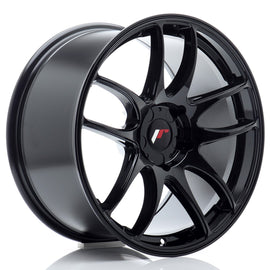 Cerchio in Lega JAPAN RACING JR29 18x9.5 ET20-47 5H con foratura su misura Gloss Black