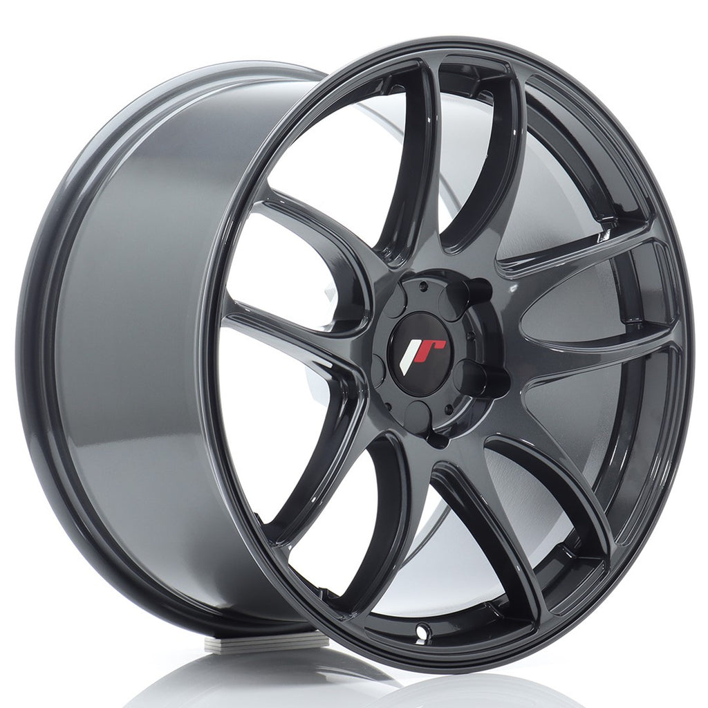 Cerchio in Lega JAPAN RACING JR29 18x9,5 ET20-47 5H con foratura su misura Hyper Gray