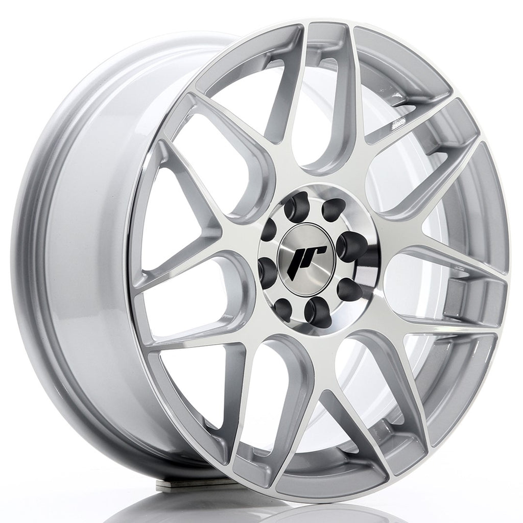 Cerchio in Lega JAPAN RACING JR18 16x7 ET35 4x100 Silver Machined Face