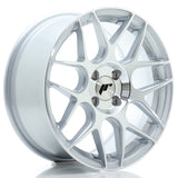 Cerchio in Lega JAPAN RACING JR18 16x7 ET35 4x100 Silver Machined Face