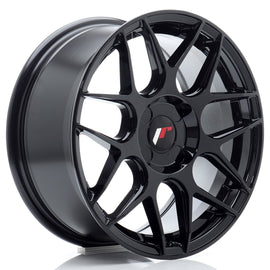 Cerchio in Lega JAPAN RACING JR18 16x7 ET20-35 4H con foratura su misura Gloss Black