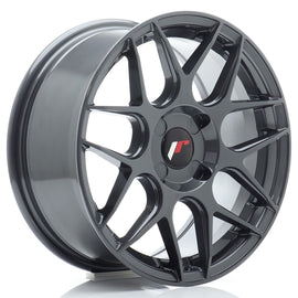 Cerchio in Lega JAPAN RACING JR18 16x7 ET20-35 4H con foratura su misura Hyper Gray