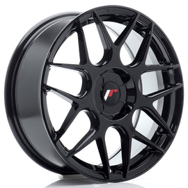 Cerchio in Lega JAPAN RACING JR18 17x7 ET20-40 4H con foratura su misura Gloss Black