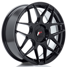 Cerchio in Lega JAPAN RACING JR18 17x7 ET20-40 5H con foratura su misura Gloss Black