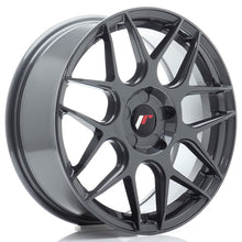 Carica l&#39;immagine nel visualizzatore di Gallery, Cerchio in Lega JAPAN RACING JR18 17x7 ET20-40 5H con foratura su misura Hyper Gray