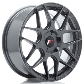 Cerchio in Lega JAPAN RACING JR18 17x7 ET20-40 5H con foratura su misura Hyper Gray