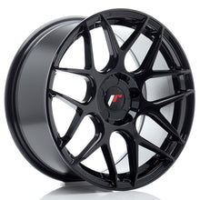 Load image into Gallery viewer, Cerchio in Lega JAPAN RACING JR18 17x8 ET20-35 5H con foratura su misura Gloss Black