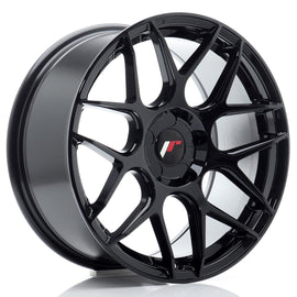 Cerchio in Lega JAPAN RACING JR18 17x8 ET20-35 5H con foratura su misura Gloss Black