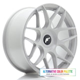 Cerchio in Lega JAPAN RACING JR18 17x8 ET20-35 con foratura su misura Custom Finish