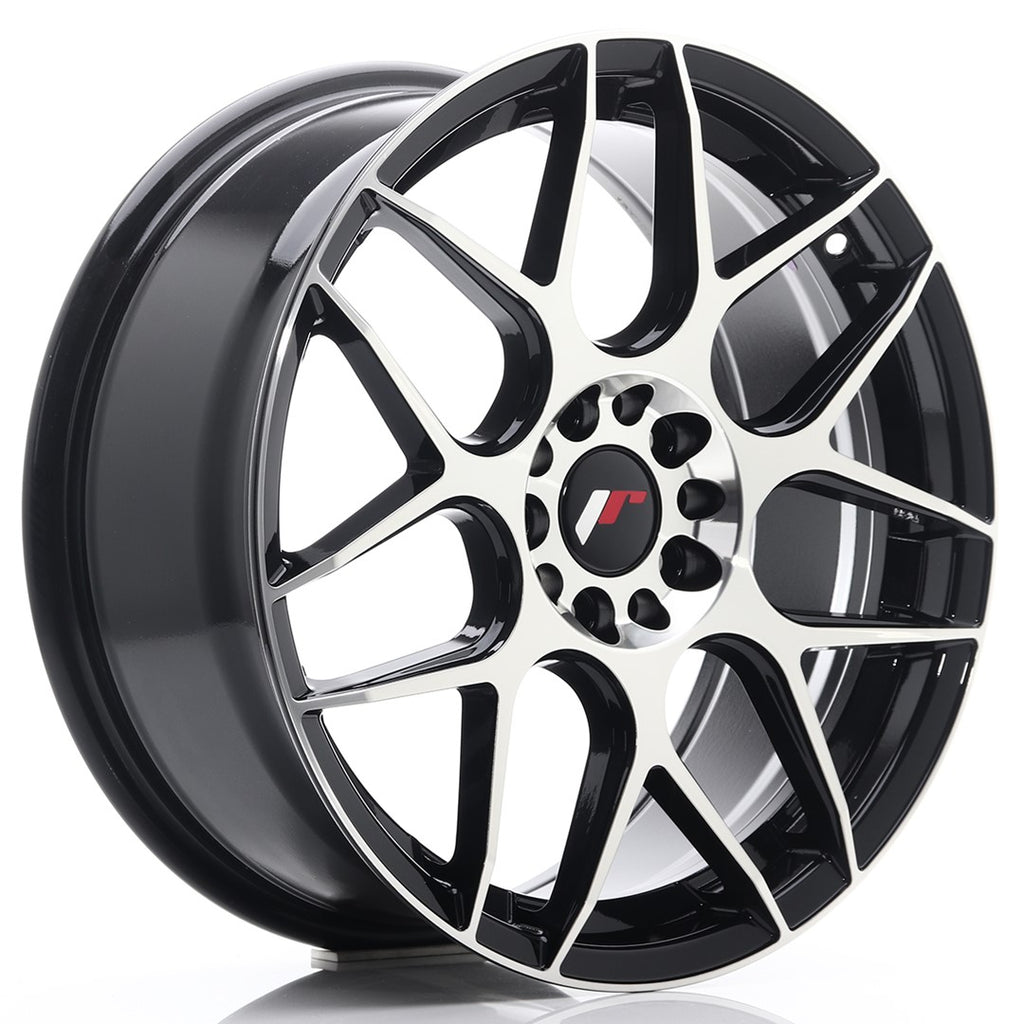 Cerchio in Lega JAPAN RACING JR18 18x7.5 ET40 5x112/114 Black Machined Face