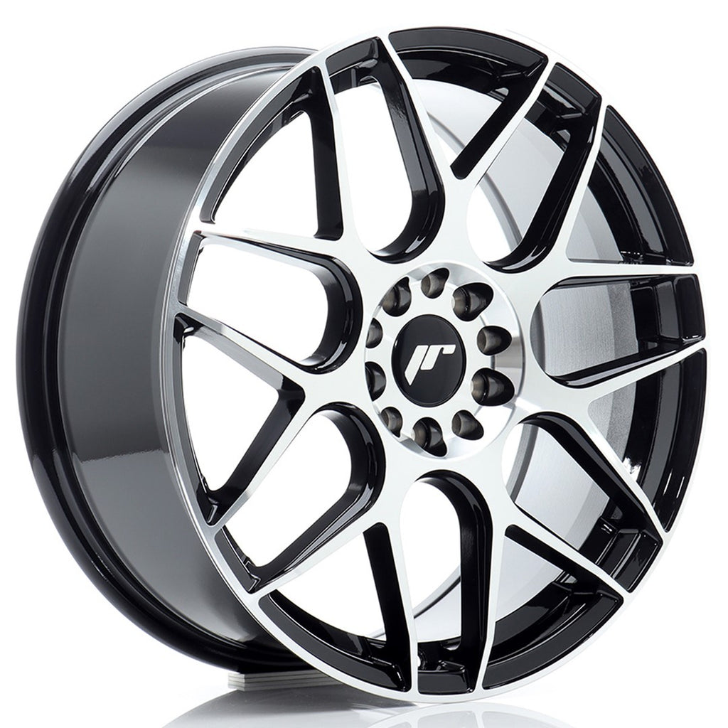 Cerchio in Lega JAPAN RACING JR18 18x7,5 ET40 5x112/114 Black Machined Face