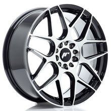 Load image into Gallery viewer, Cerchio in Lega JAPAN RACING JR18 18x7,5 ET40 5x112/114 Black Machined Face