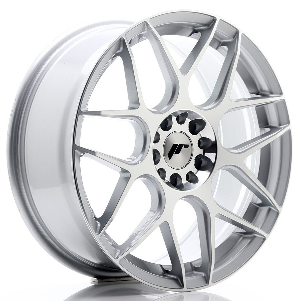 Cerchio in Lega JAPAN RACING JR18 18x7.5 ET35 5x100/120 Silver Machined Face