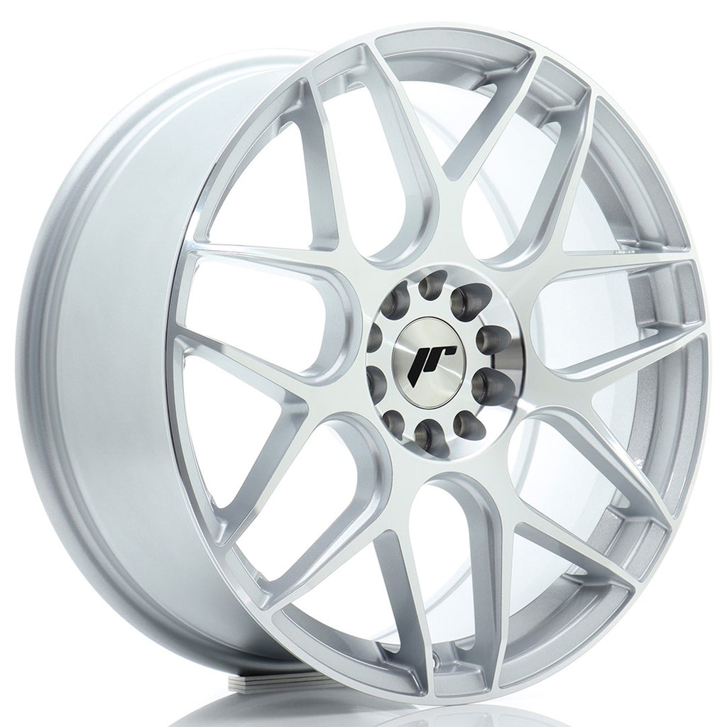 Cerchio in Lega JAPAN RACING JR18 18x7,5 ET35 5x100/120 Silver Machined Face