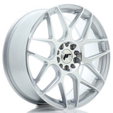 Cerchio in Lega JAPAN RACING JR18 18x7.5 ET35 5x100/120 Silver Machined Face