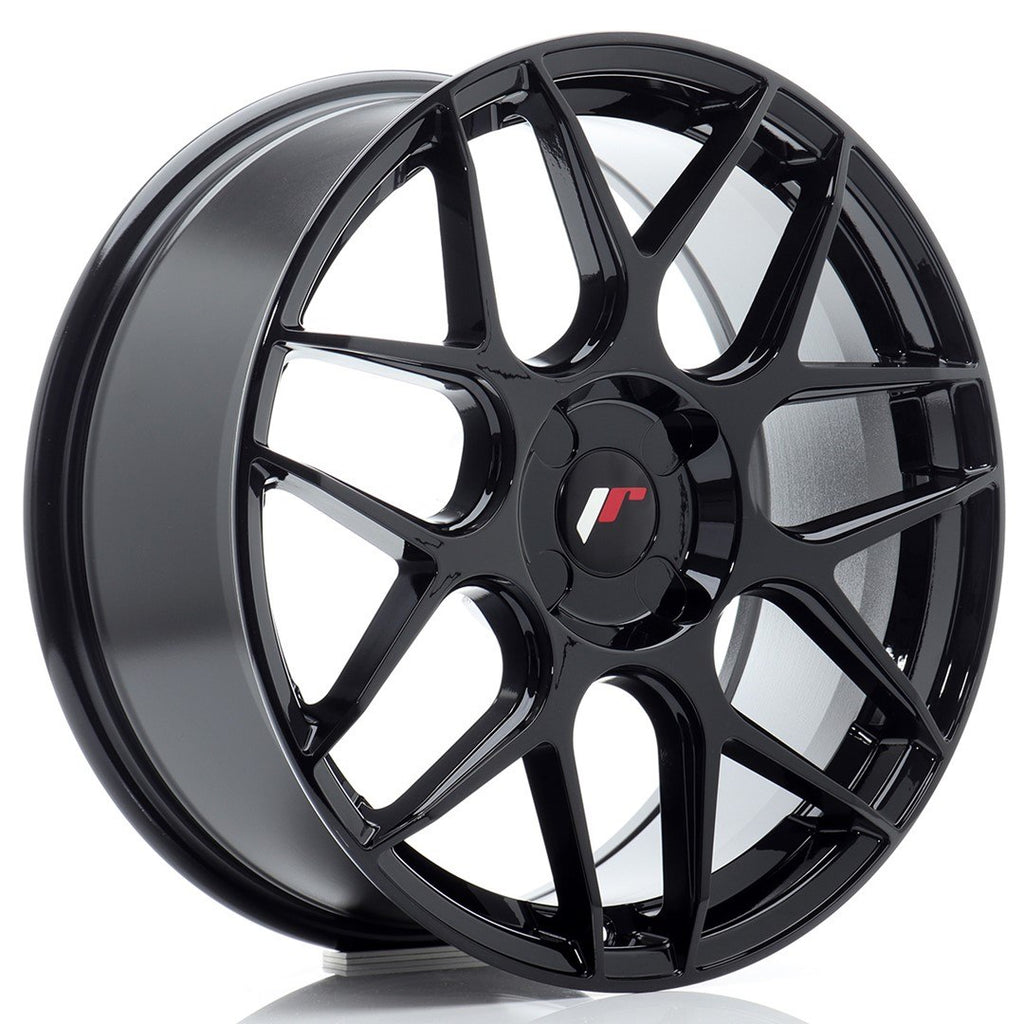 Cerchio in Lega JAPAN RACING JR18 18x7,5 ET20-40 con foratura su misura Gloss Black