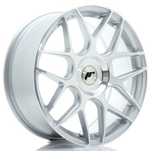 Carica l&#39;immagine nel visualizzatore di Gallery, Cerchio in Lega JAPAN RACING JR18 18x7.5 ET20-40 con foratura su misura Silver Machined Face