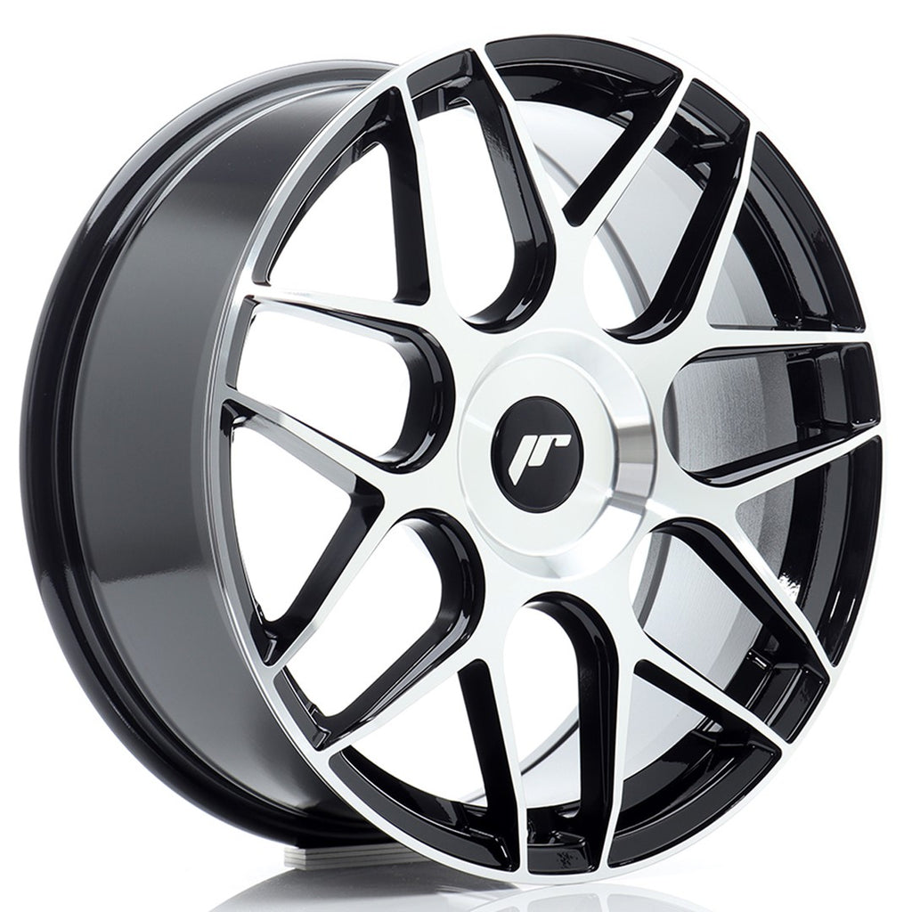 Cerchio in Lega JAPAN RACING JR18 18x7,5 ET40 5x120 Black Machined