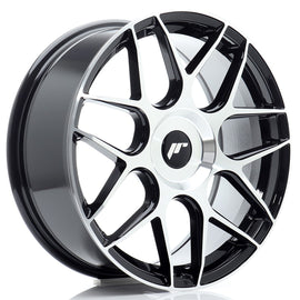 Cerchio in Lega JAPAN RACING JR18 18x7,5 ET36 5x112 Black Machined