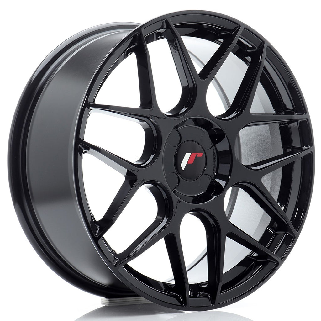 Cerchio in Lega JAPAN RACING JR18 18x7.5 ET20-40 4H con foratura su misura Gloss Black