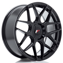 Load image into Gallery viewer, Cerchio in Lega JAPAN RACING JR18 18x7.5 ET20-40 4H con foratura su misura Gloss Black