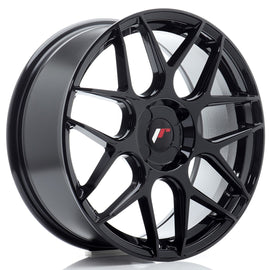 Cerchio in Lega JAPAN RACING JR18 18x7,5 ET20-40 4H con foratura su misura Gloss Black
