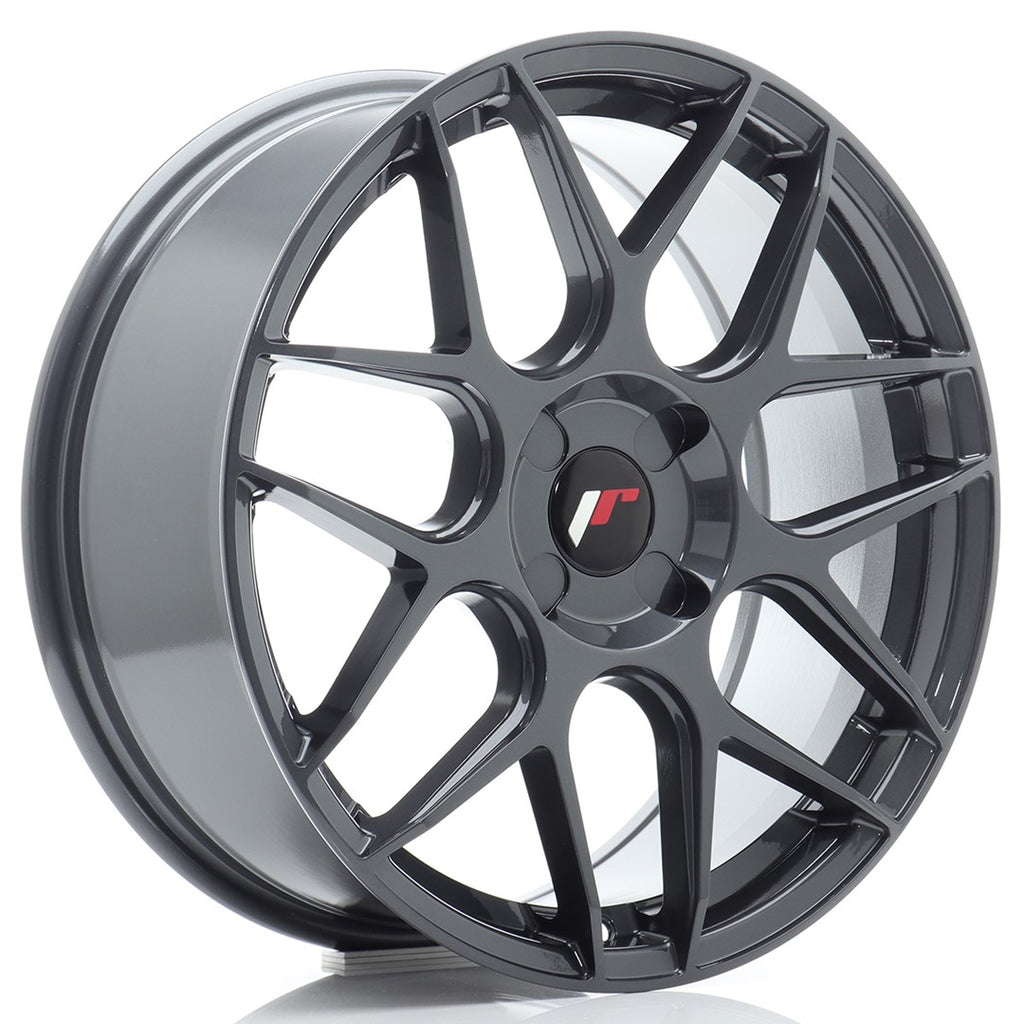 Cerchio in Lega JAPAN RACING JR18 18x7,5 ET20-40 4H con foratura su misura Hyper Gray