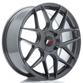 Cerchio in Lega JAPAN RACING JR18 18x7,5 ET20-40 4H con foratura su misura Hyper Gray