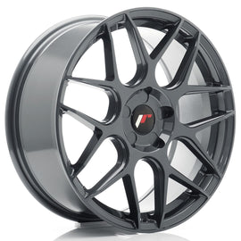 Cerchio in Lega JAPAN RACING JR18 18x7.5 ET20-40 5H con foratura su misura Hyper Gray