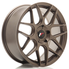 Load image into Gallery viewer, Cerchio in Lega JAPAN RACING JR18 18x7.5 ET20-40 5H con foratura su misura Matt Bronze
