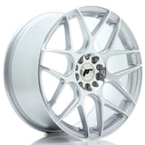 Cerchio in Lega JAPAN RACING JR18 18x8.5 ET45 5x112/114 Silver Machined Face