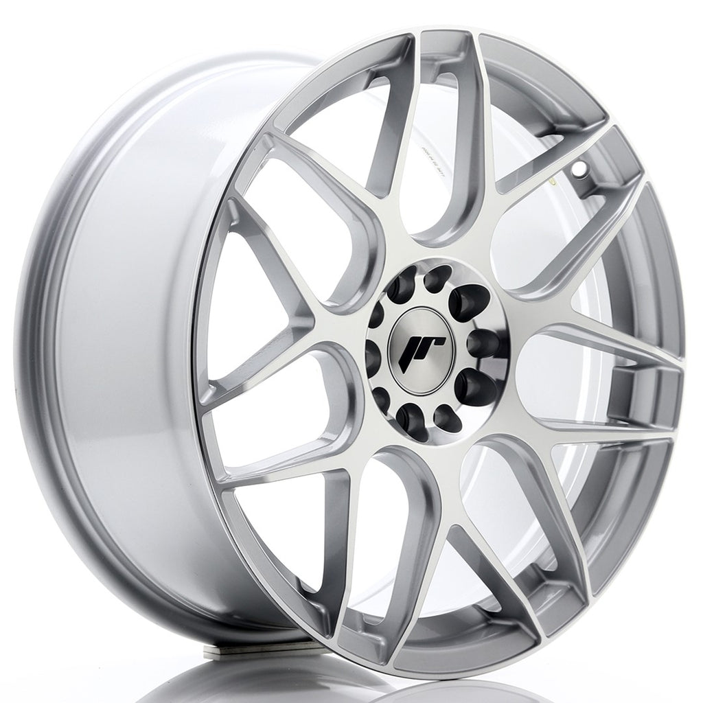 Cerchio in Lega JAPAN RACING JR18 18x8.5 ET35 5x100/120 Silver Machined Face