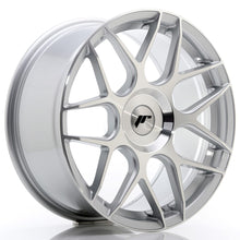 Load image into Gallery viewer, Cerchio in Lega JAPAN RACING JR18 18x8.5 ET20-45 con foratura su misura Silver Machined Face