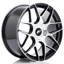 Load image into Gallery viewer, Cerchio in Lega JAPAN RACING JR18 18x8.5 ET20-45 con foratura su misura Black Machined Face