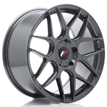 Load image into Gallery viewer, Cerchio in Lega JAPAN RACING JR18 18x8.5 ET20-45 5H con foratura su misura Hyper Gray