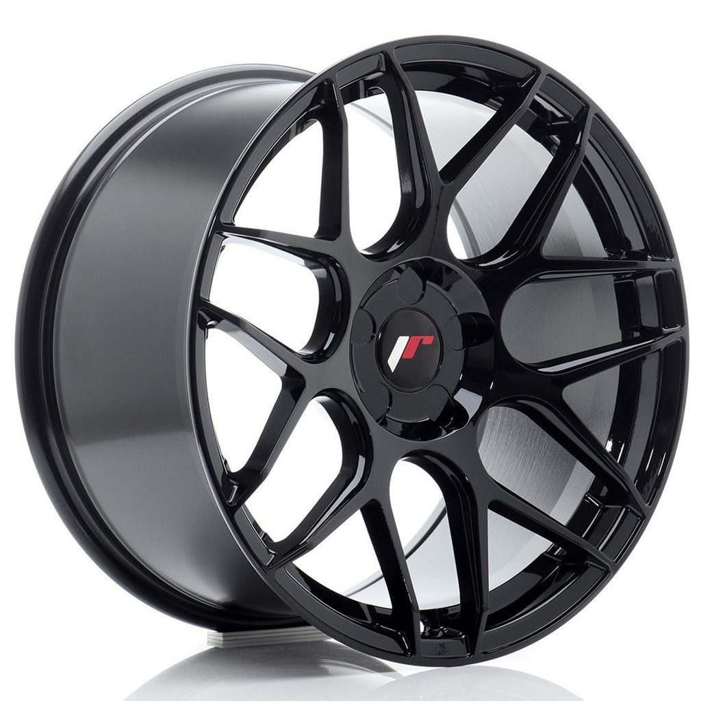 Cerchio in Lega JAPAN RACING JR18 18x9,5 ET20-43 con foratura su misura Gloss Black