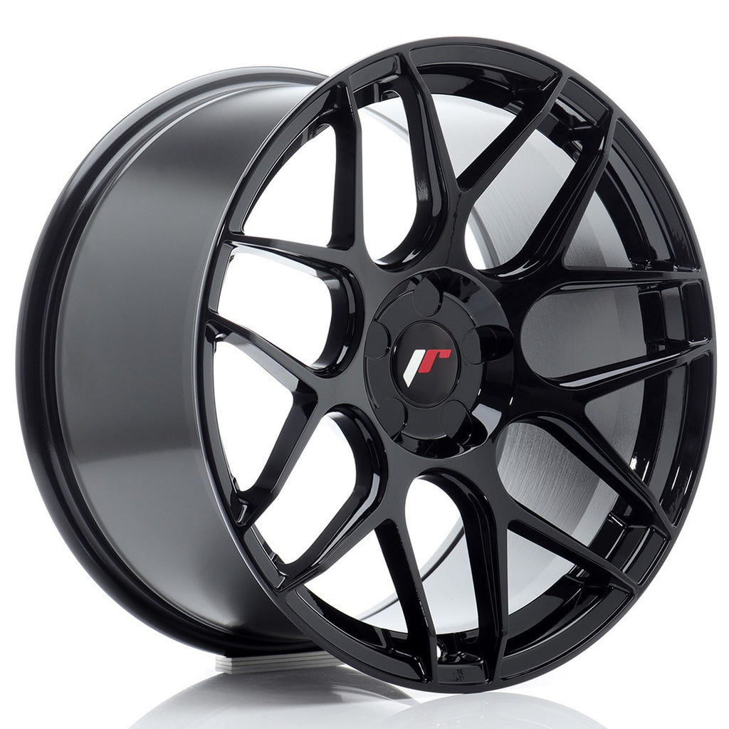 Cerchio in Lega JAPAN RACING JR18 18x9,5 ET20-43 5H con foratura su misura Gloss Black