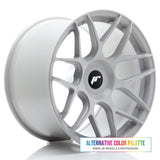 Cerchio in Lega JAPAN RACING JR18 18x10.5 ET0-25 con foratura su misura Custom Finish