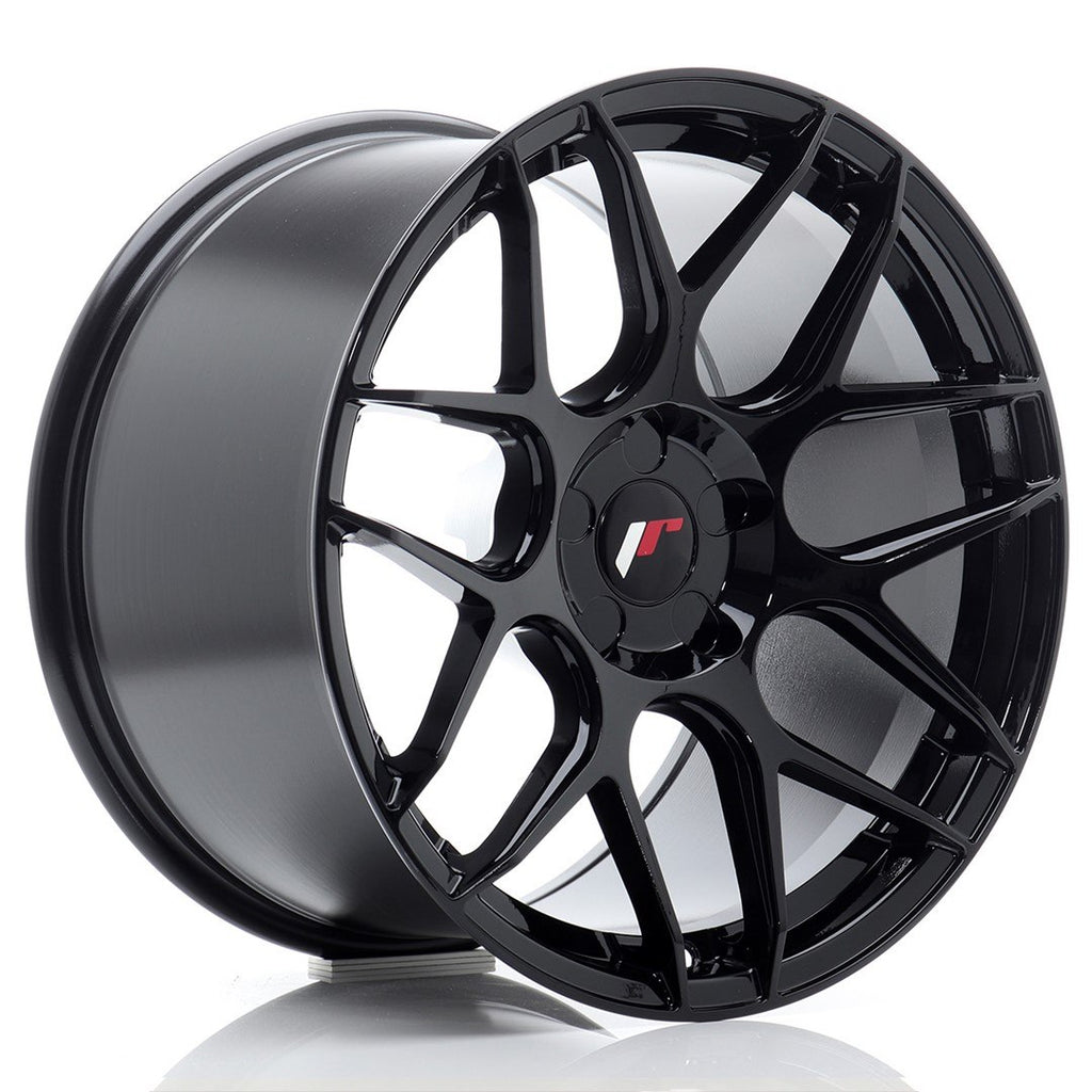 Cerchio in Lega JAPAN RACING JR18 18x10,5 ET0-25 con foratura su misura Gloss Black