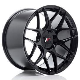 Cerchio in Lega JAPAN RACING JR18 18x10,5 ET0-25 con foratura su misura Gloss Black