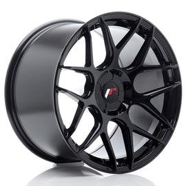Cerchio in Lega JAPAN RACING JR18 18x10,5 ET0-25 5H con foratura su misura Gloss Black