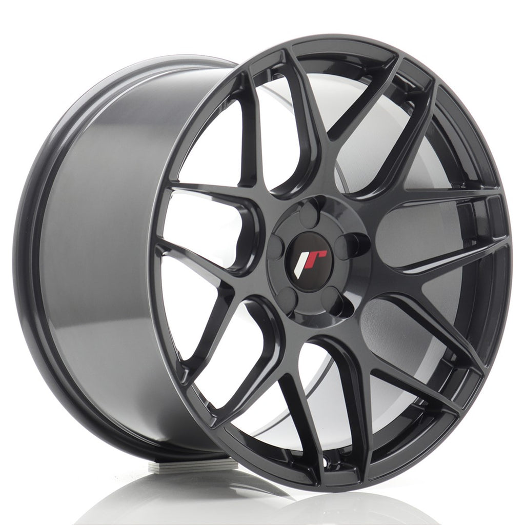 Cerchio in Lega JAPAN RACING JR18 18x10,5 ET0-25 5H con foratura su misura Hyper Gray