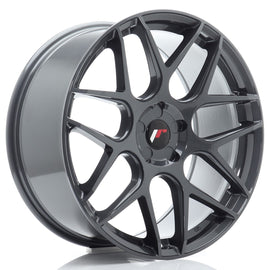 Cerchio in Lega JAPAN RACING JR18 20x8.5 ET20-40 5H con foratura su misura Hyper Gray