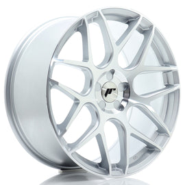 Cerchio in Lega JAPAN RACING JR18 20x8,5 ET20-40 5H con foratura su misura Silver Machined Face